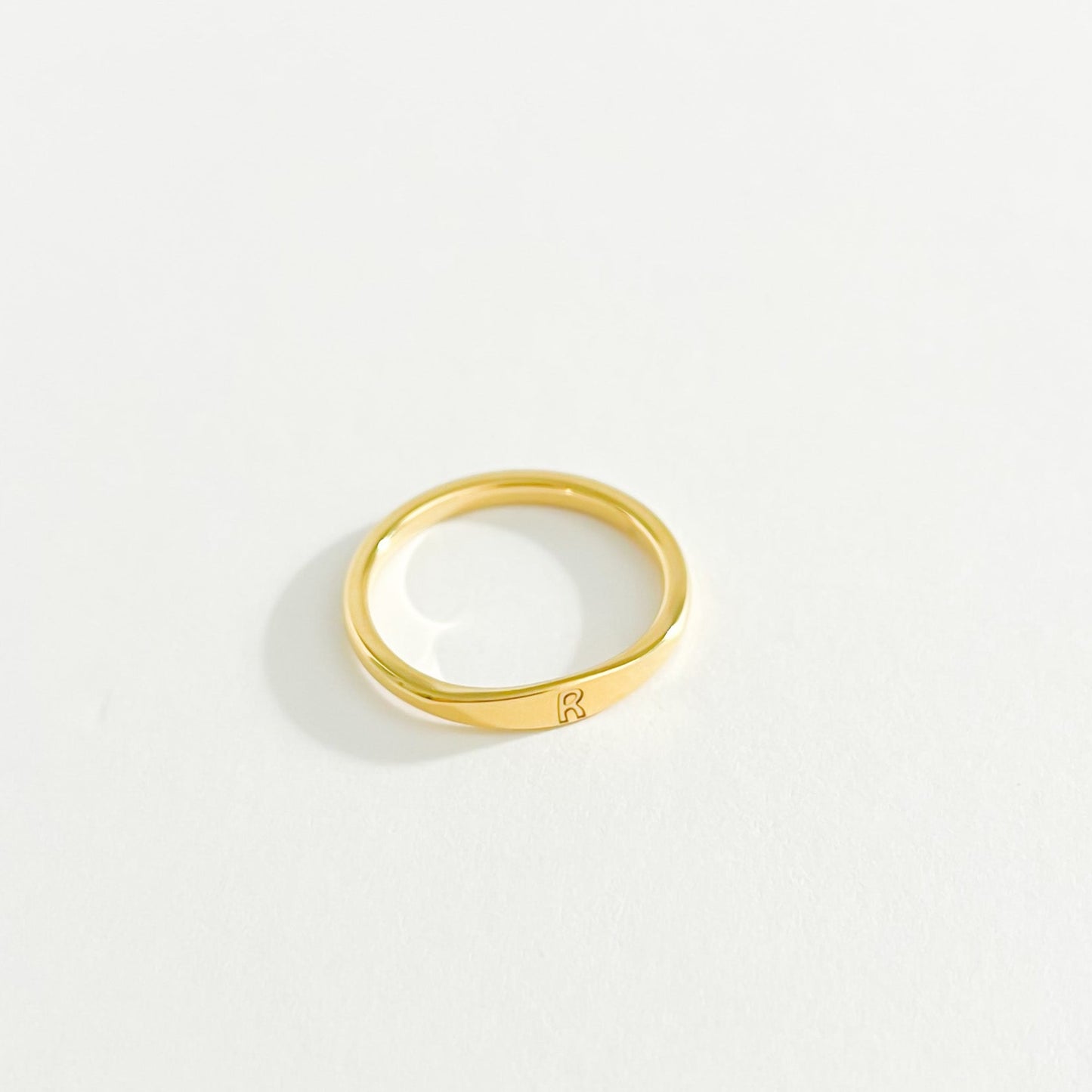 PERSONALISED MINI INITIAL RING