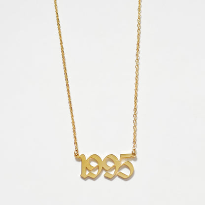 THE ORIGINAL BIRTH YEAR NECKLACE